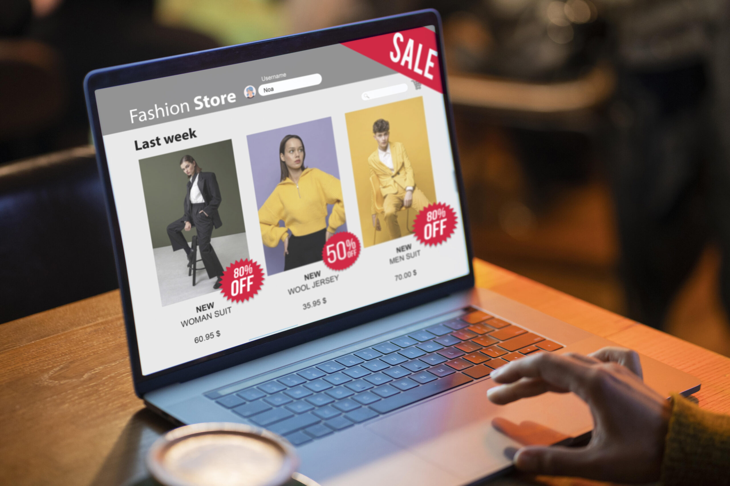 E-commerce Website features